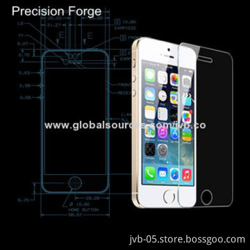 Tempered glass screen film for iPhone 5/S/C, anti shattered